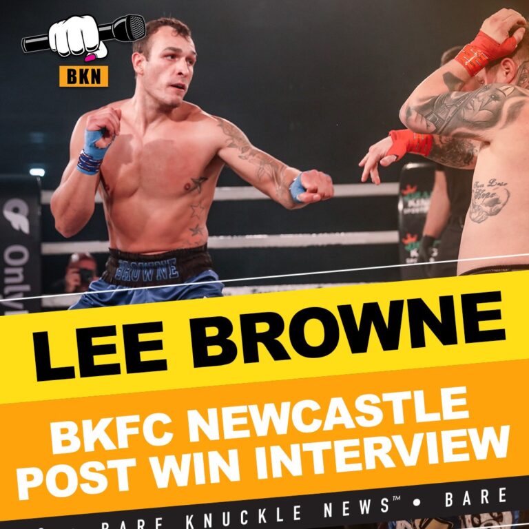 BKFC UK Newcastle-After 5 Knockdowns, Lee Browne KOs Billy Hawthorne 2nd Round  | Bare Knuckle News™