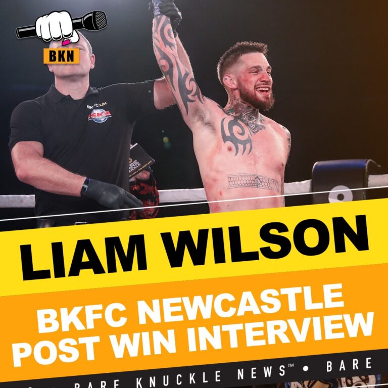 BKFC UK Newcastle-Liam Wilson Describes His Win vs Will Cairns With a Body Shot | Bare Knuckle News™