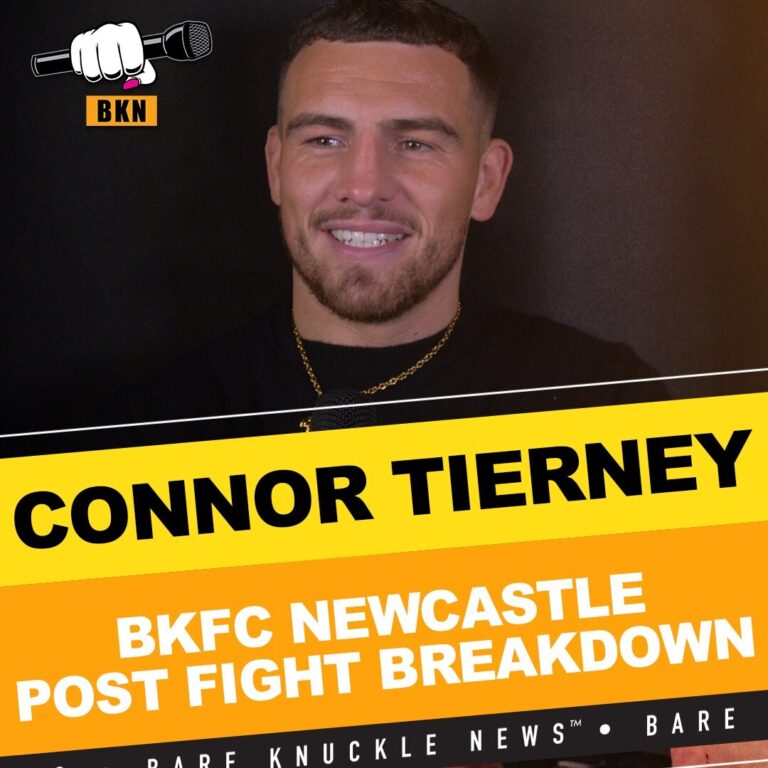 BKFC UK Newcastle-Seeing the Fights, Energized Connor Tierney Calls Out Palomino | Bare Knuckle News™
